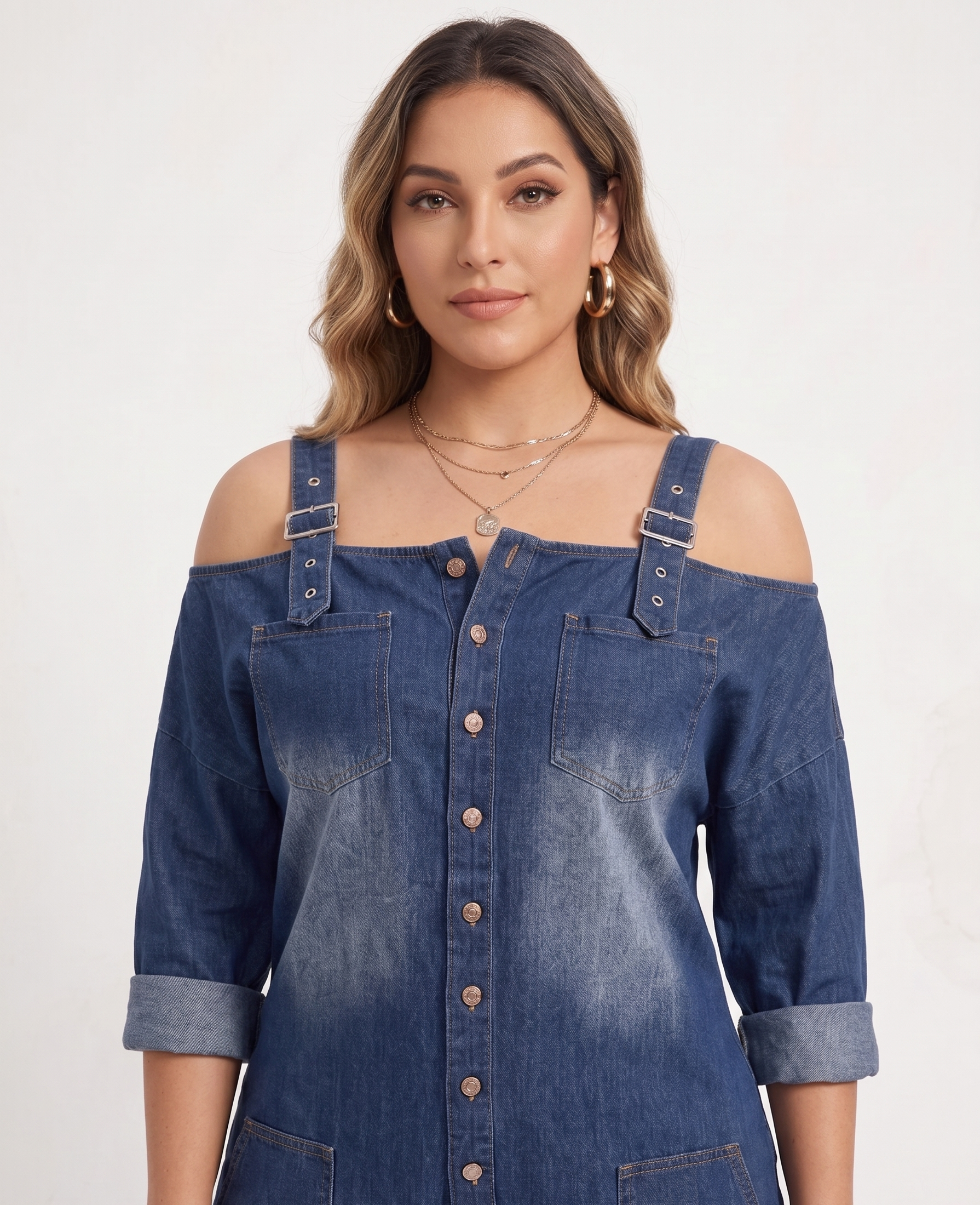 Amalia | Mono Denim "Efecto Slim-Stylo"