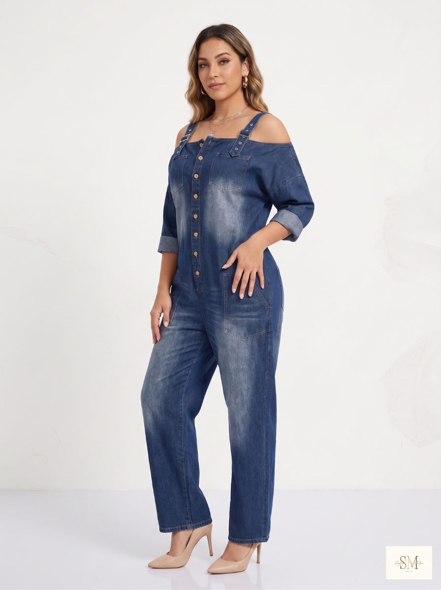 Amalia | Mono Denim "Efecto Slim-Stylo"