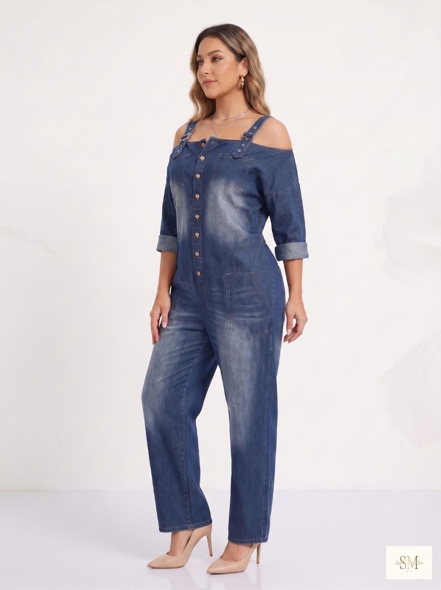 Amalia | Mono Denim "Efecto Slim-Stylo"