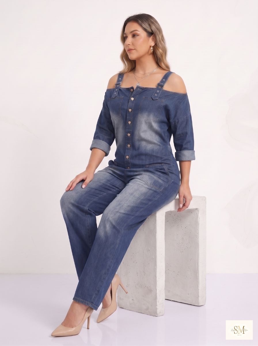 Amalia | Mono Denim "Efecto Slim-Stylo"