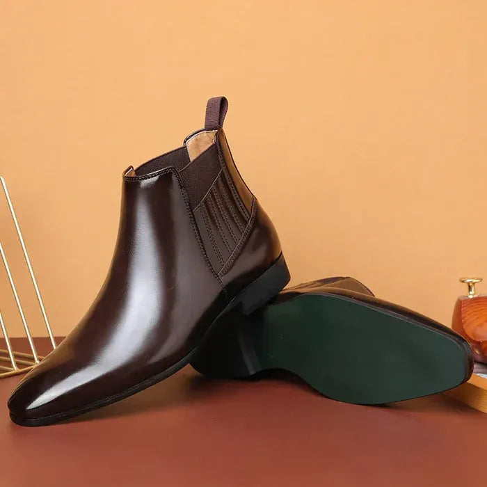Formal | Botín de cuero sin cordones para hombre