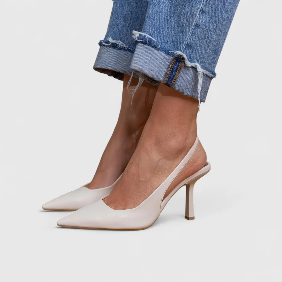 Bella | Zapatos de tacón ortopédico con estampado