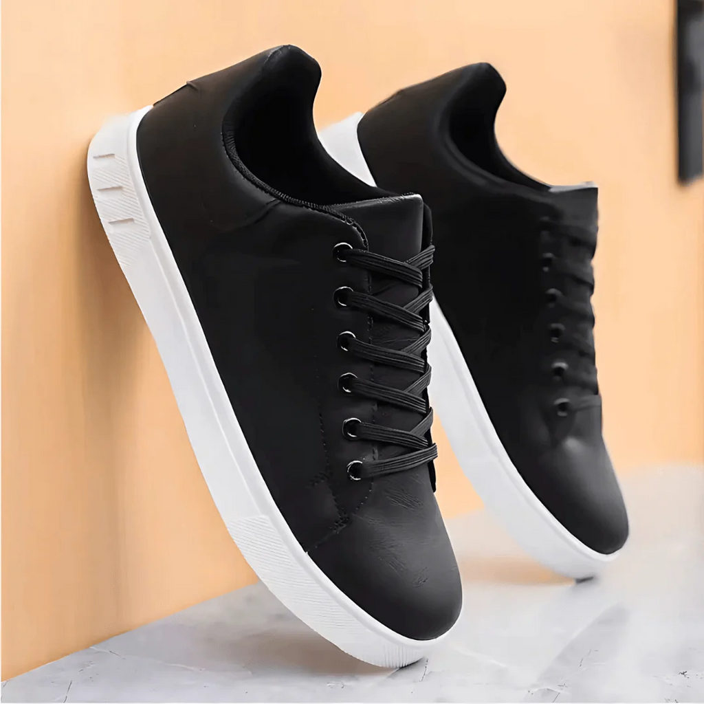 Cuero | Zapatillas de piel vegana elegantes