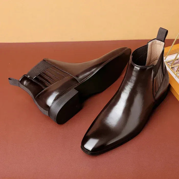 Formal | Botín de cuero sin cordones para hombre