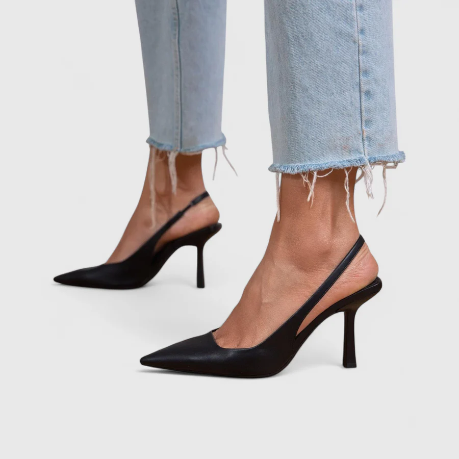 Bella | Zapatos de tacón ortopédico con estampado