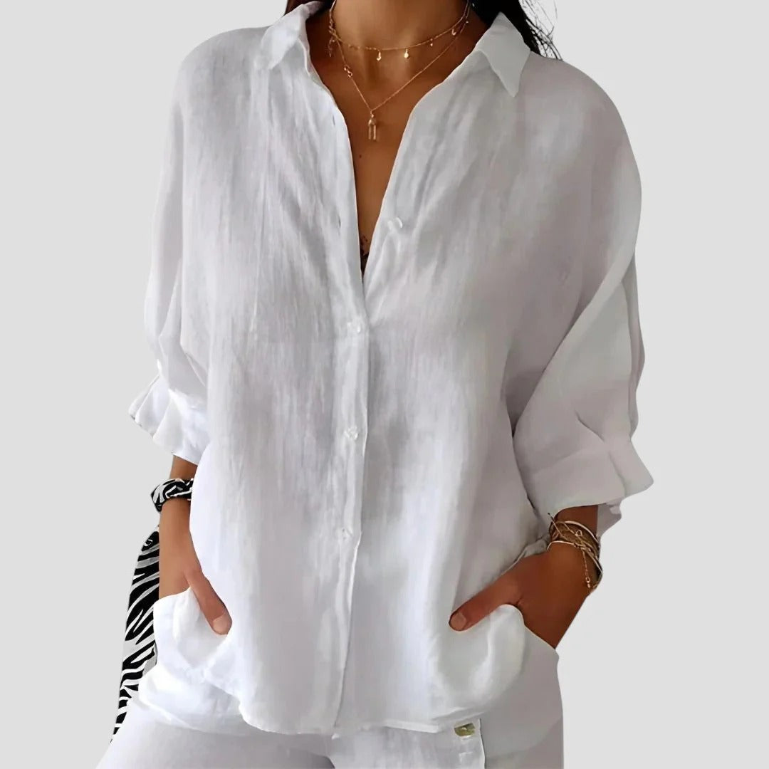 Esencia | Blusa elegante con detalle en la espalda