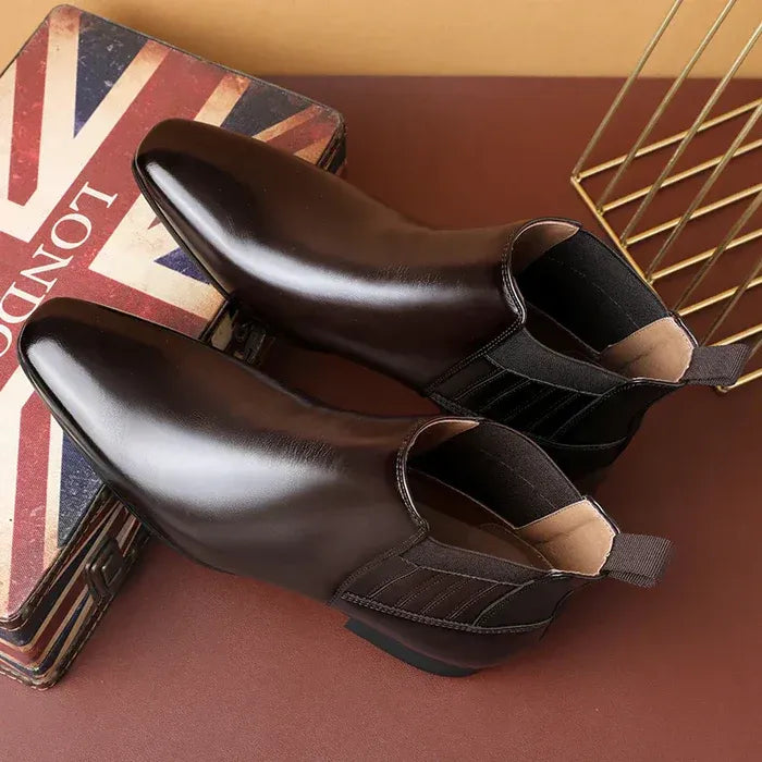 Formal | Botín de cuero sin cordones para hombre