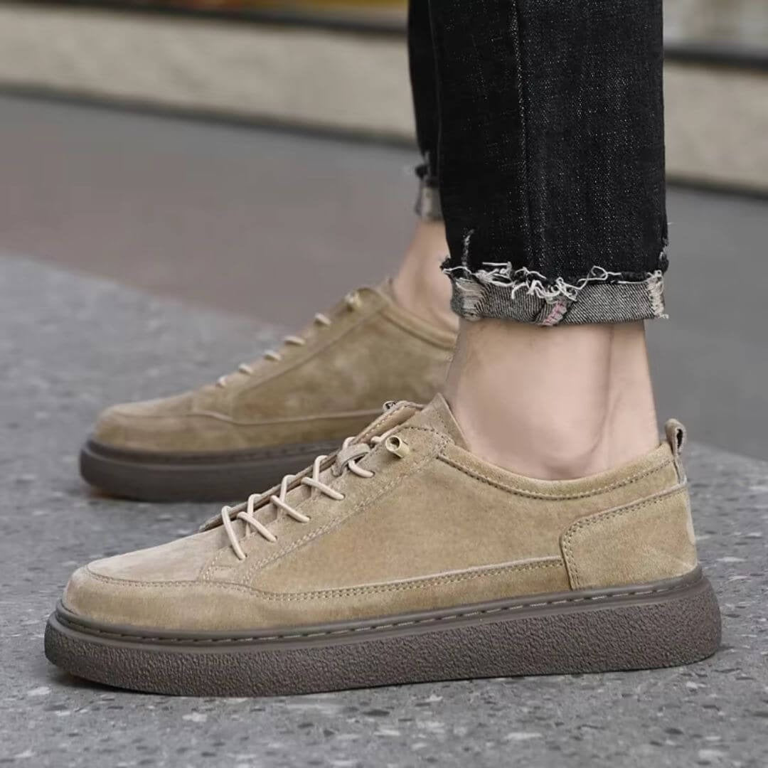 Ante | Zapatillas de ante acolchadas de hombre