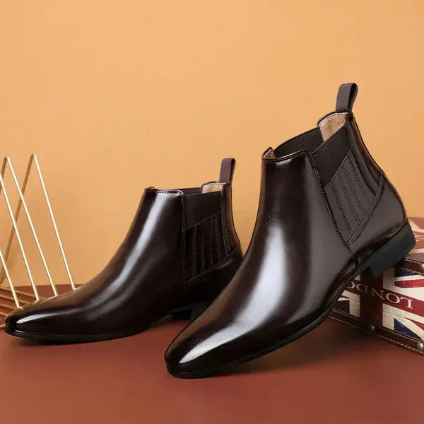Formal | Botín de cuero sin cordones para hombre