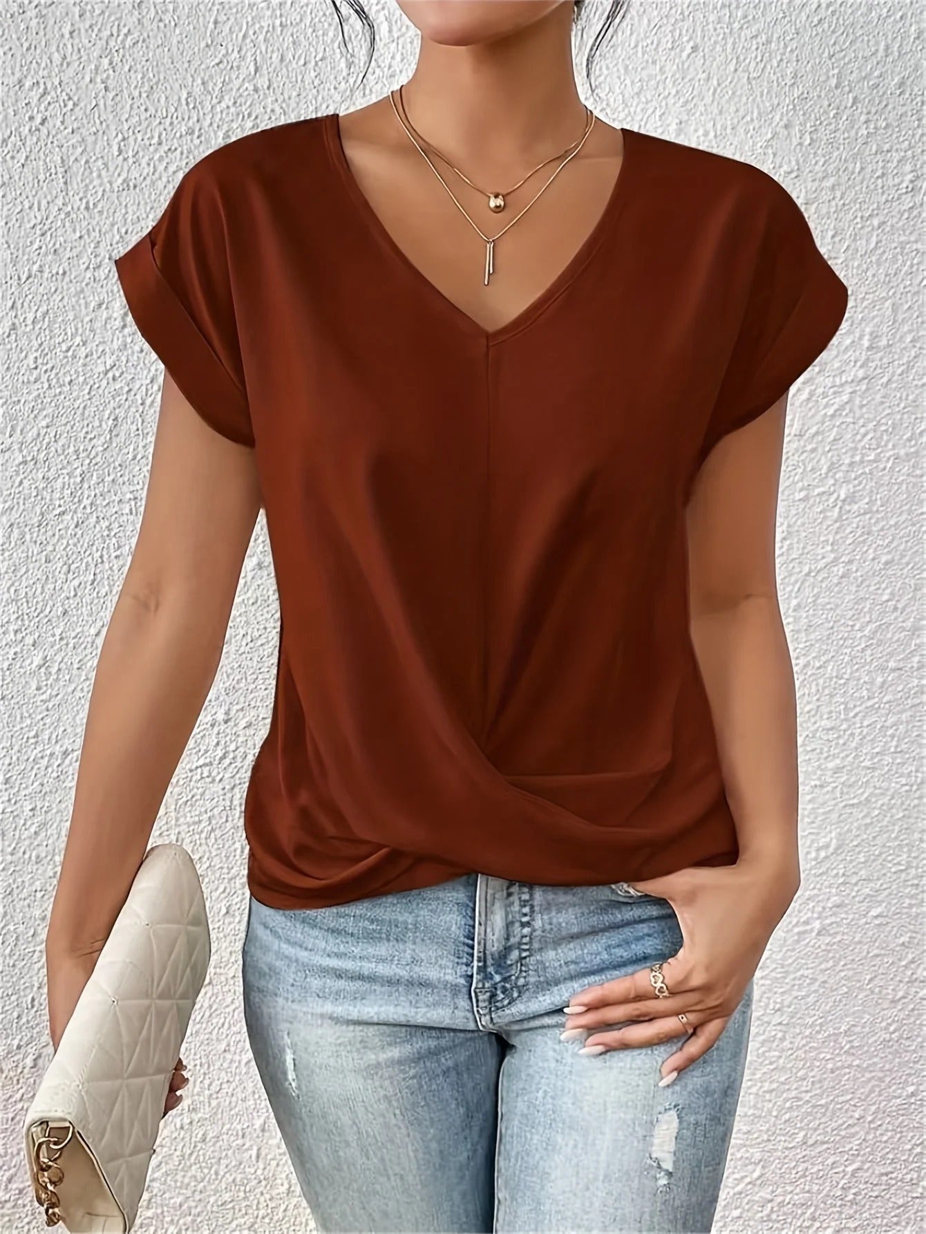 Cleo | Camiseta con escote corazón