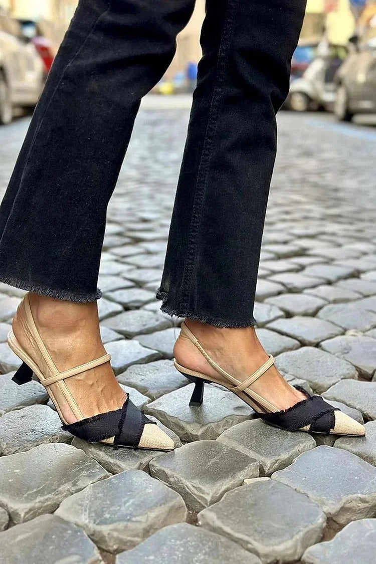 Bailarina | Bailarina abierta de suela plana