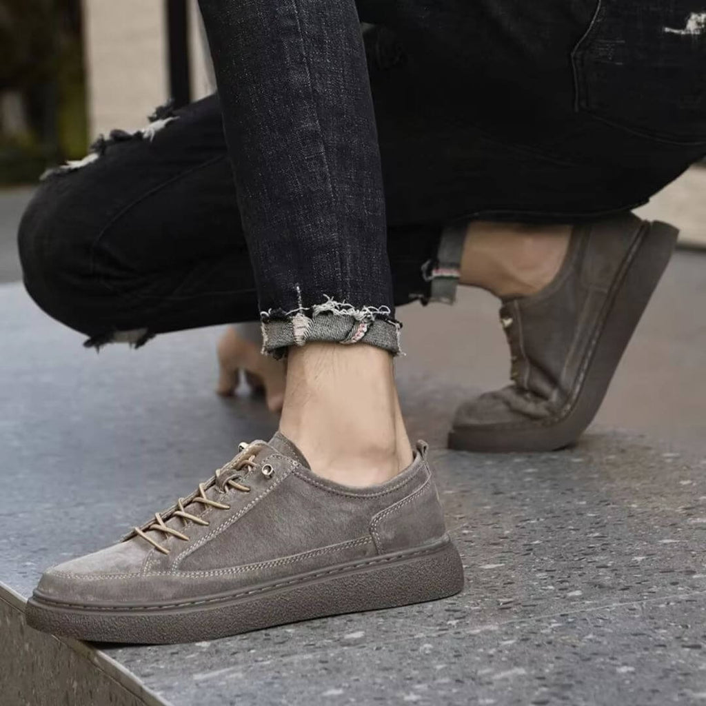 Ante | Zapatillas de ante acolchadas de hombre
