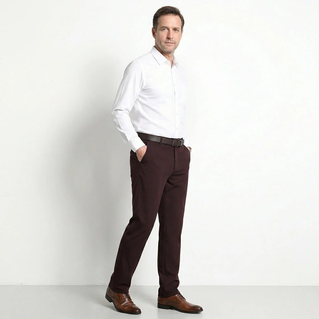 Dinámico | Pantalón elástico elegante de hombre