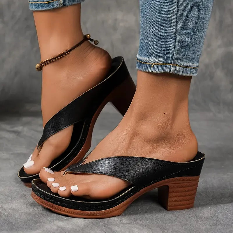 Felina | Sandalia de tacón acolchado de mujer