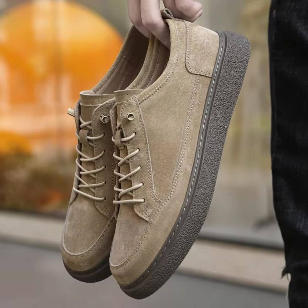 Ante | Zapatillas de ante acolchadas de hombre
