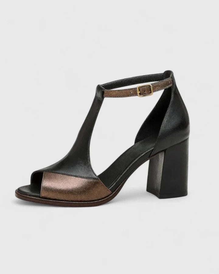 Bloque | Tacones de bloque modernos con correa