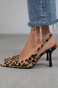 Leopardo | Tacones D'Orsay con estampado de leopardo
