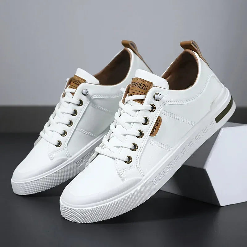 Bicolor | Zapatillas urbanas de piel bicolor
