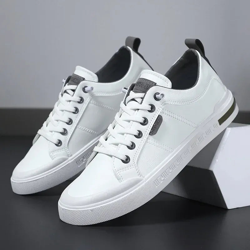 Bicolor | Zapatillas urbanas de piel bicolor