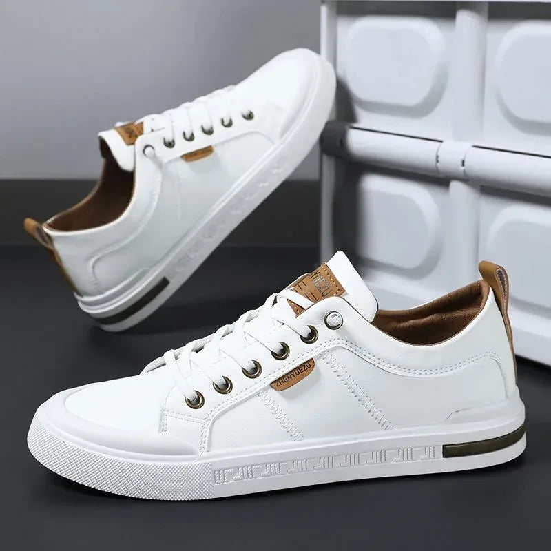 Bicolor | Zapatillas urbanas de piel bicolor