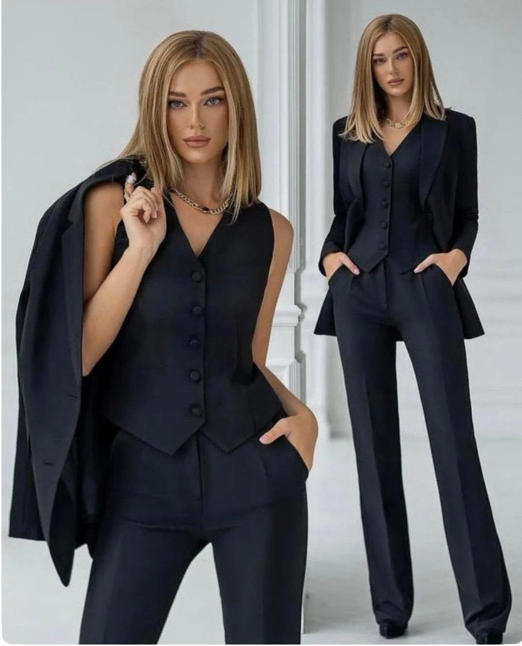 Imperial | Traje de tres piezas de mujer