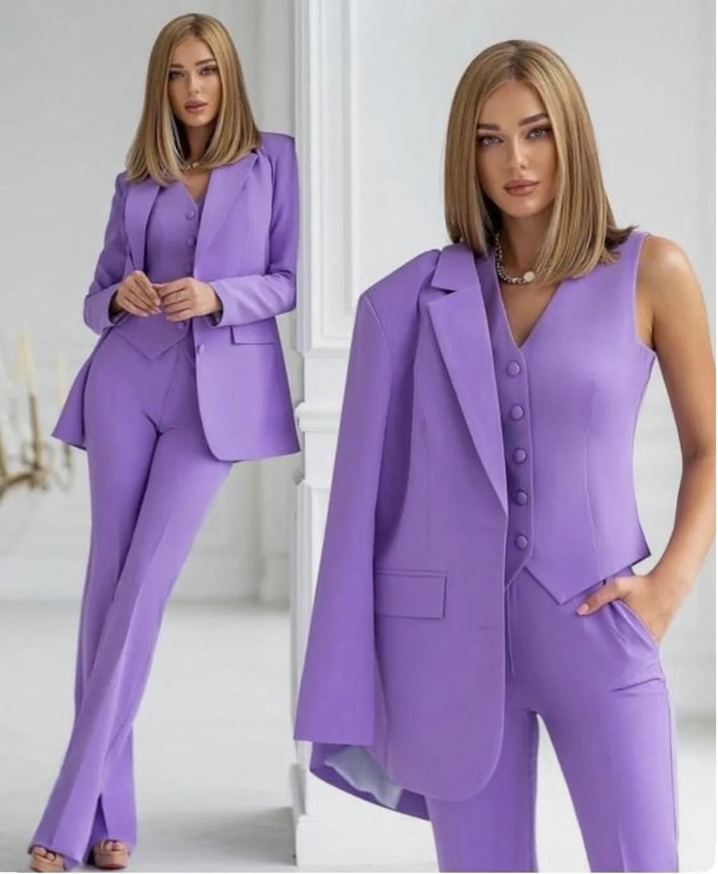 Imperial | Traje de tres piezas de mujer