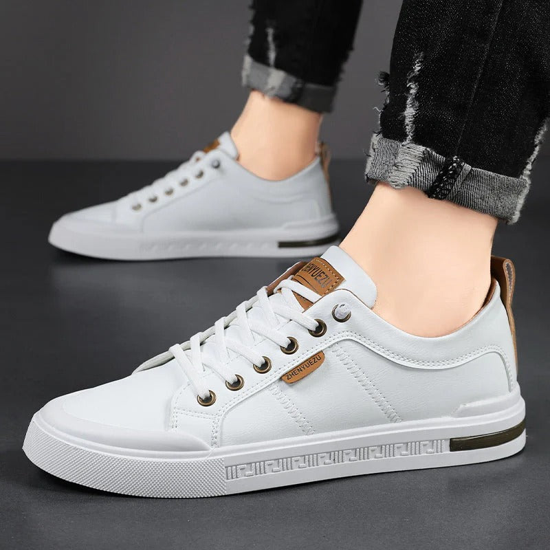 Bicolor | Zapatillas urbanas de piel bicolor