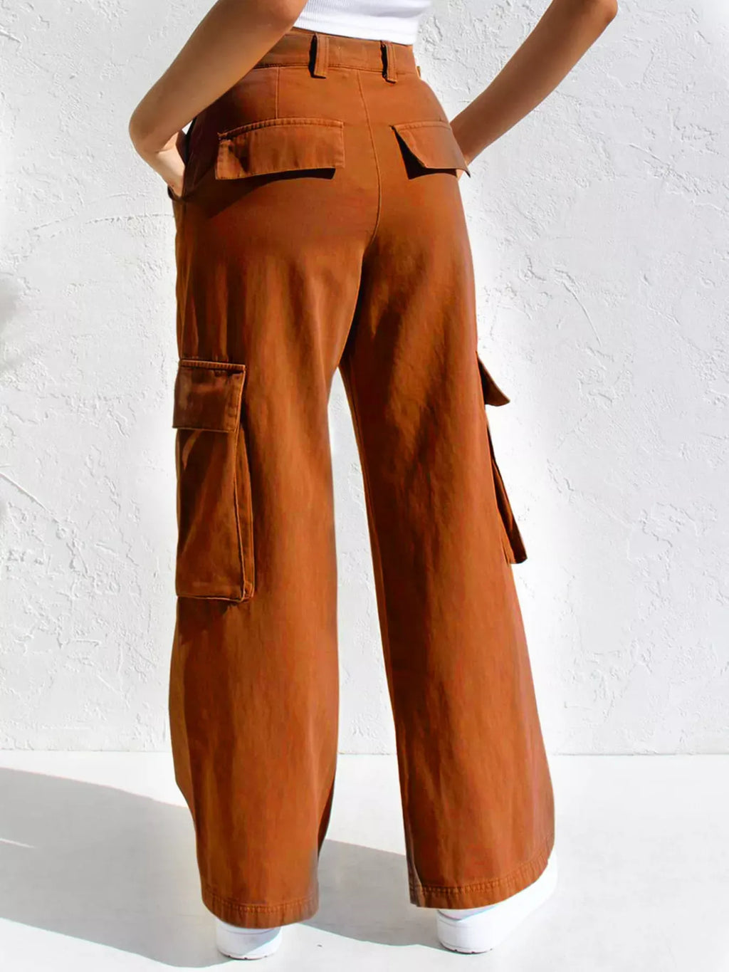 Cargo | Pantalón vaquero de talle alto y pierna ancha