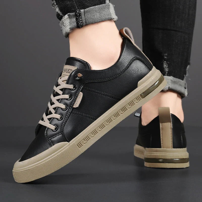 Bicolor | Zapatillas urbanas de piel bicolor