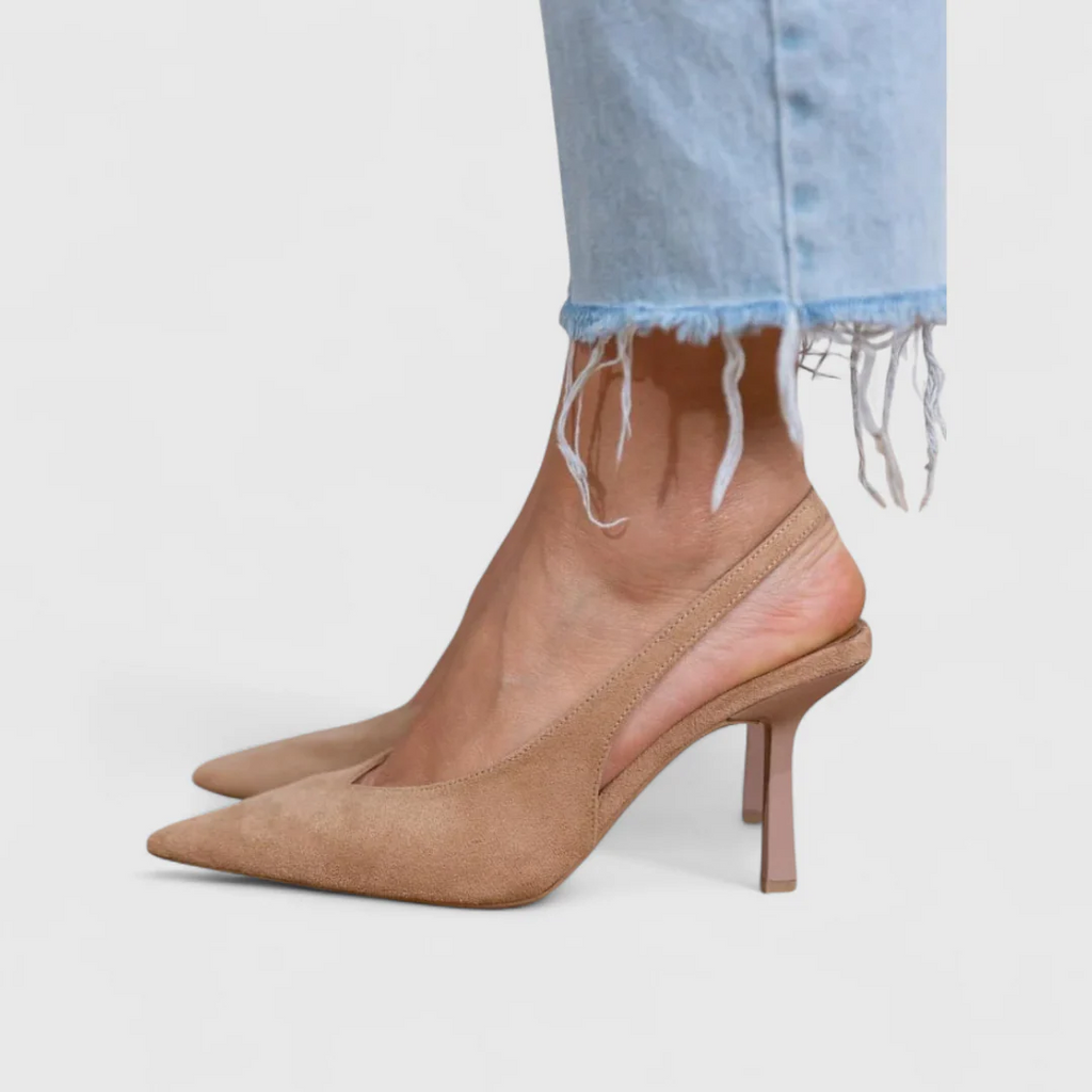 Bella | Zapatos de tacón ortopédico con estampado