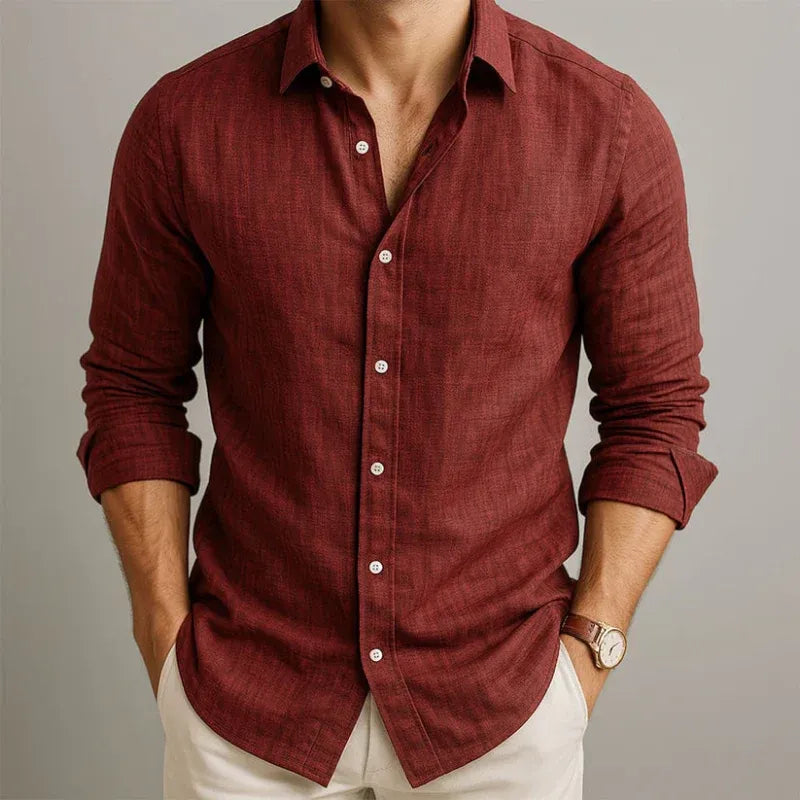 Álvaro | Camisa de lino para hombre