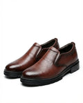 Calvetti | Mocasín de piel texturizada para hombre