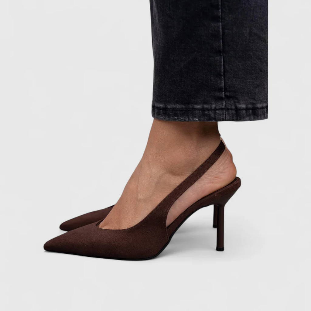 Bella | Zapatos de tacón ortopédico con estampado