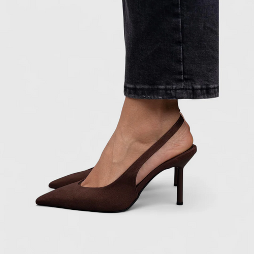 Bella | Zapatos de tacón ortopédico con estampado