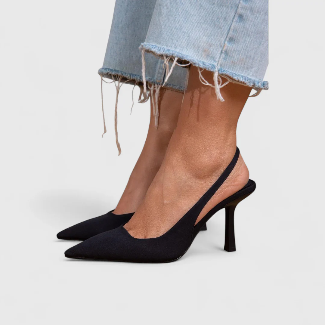 Bella | Zapatos de tacón ortopédico con estampado