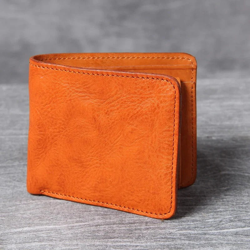 Cuero Slim | Cartera plegable de piel