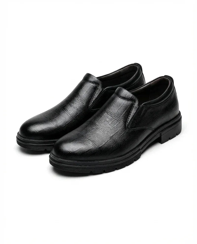 Calvetti | Mocasín de piel texturizada para hombre