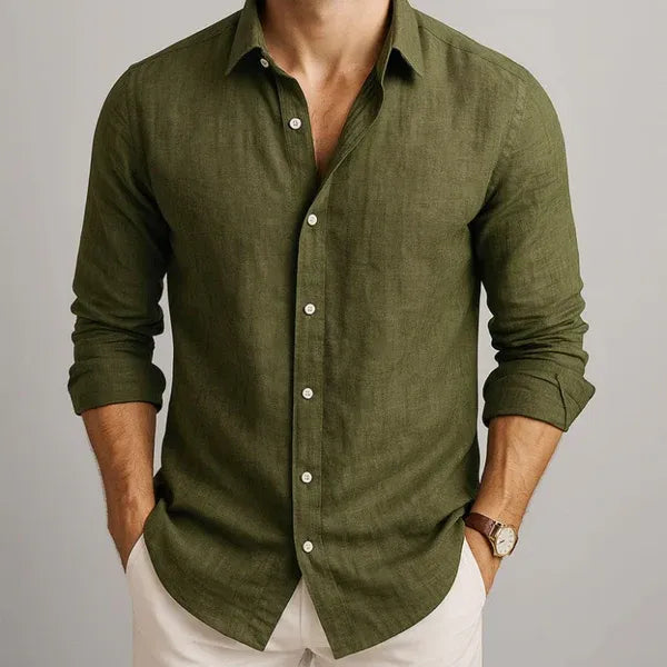 Álvaro | Camisa de lino para hombre