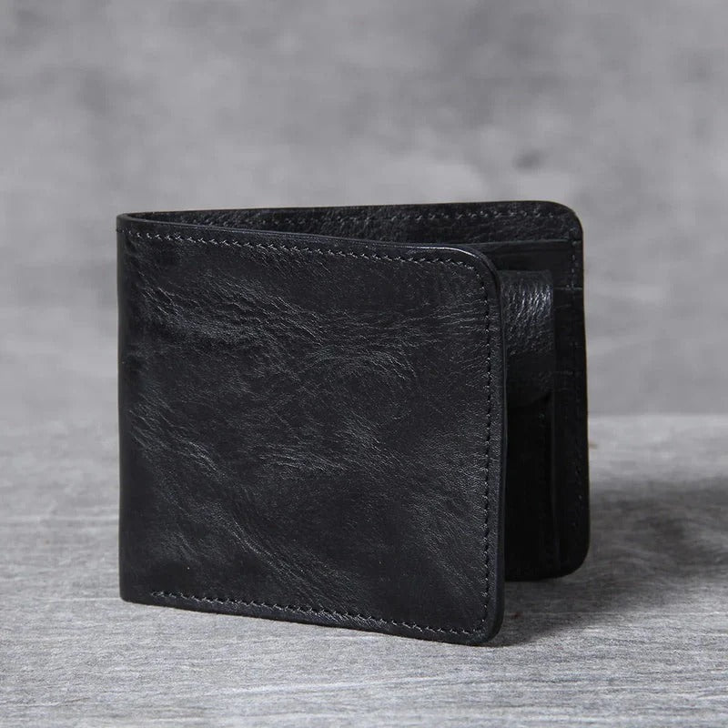 Cuero Slim | Cartera plegable de piel