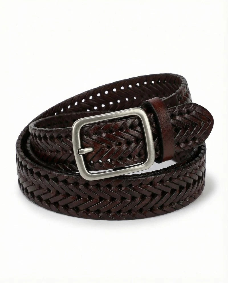 Trenza | Cinturón trenzado de piel