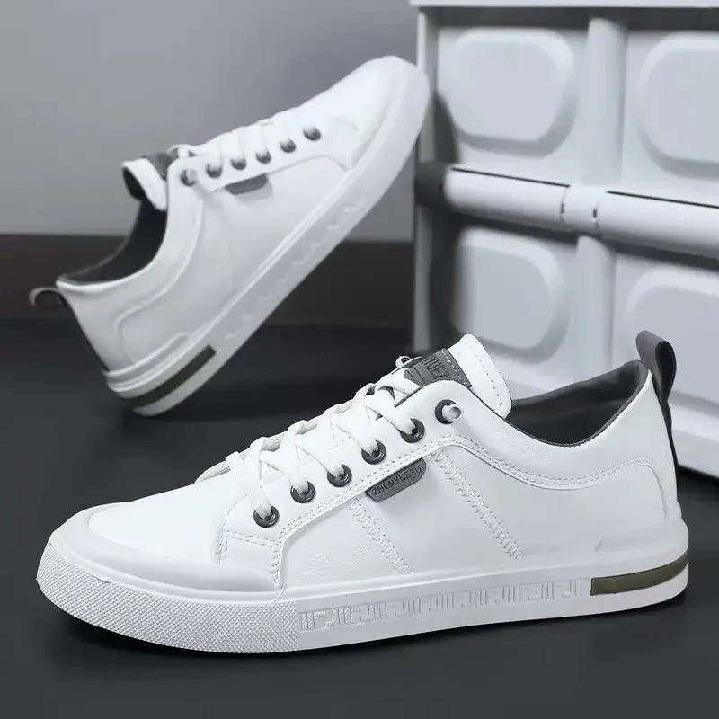 Bicolor | Zapatillas urbanas de piel bicolor