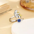 Eterno | Anillo con icono de perro plateado