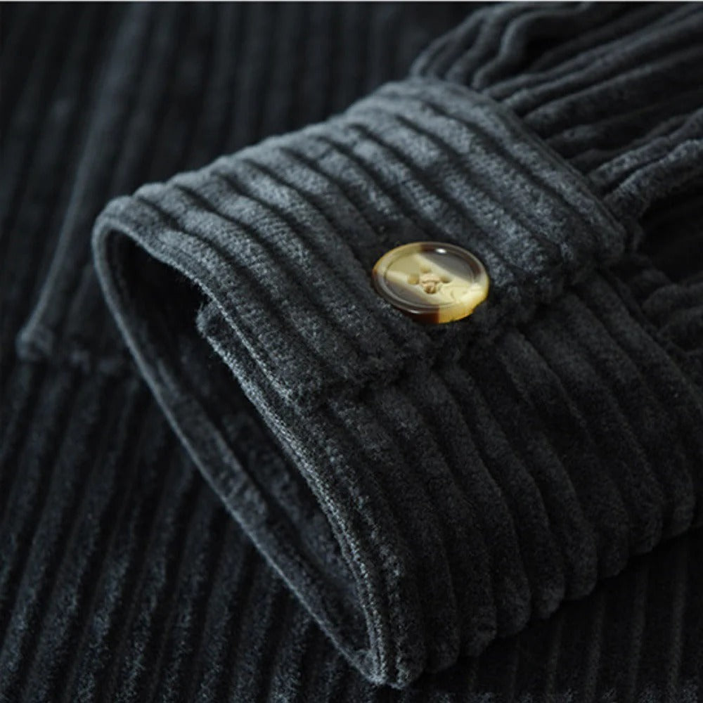 Pana | Camisa de pana a rayas para hombre