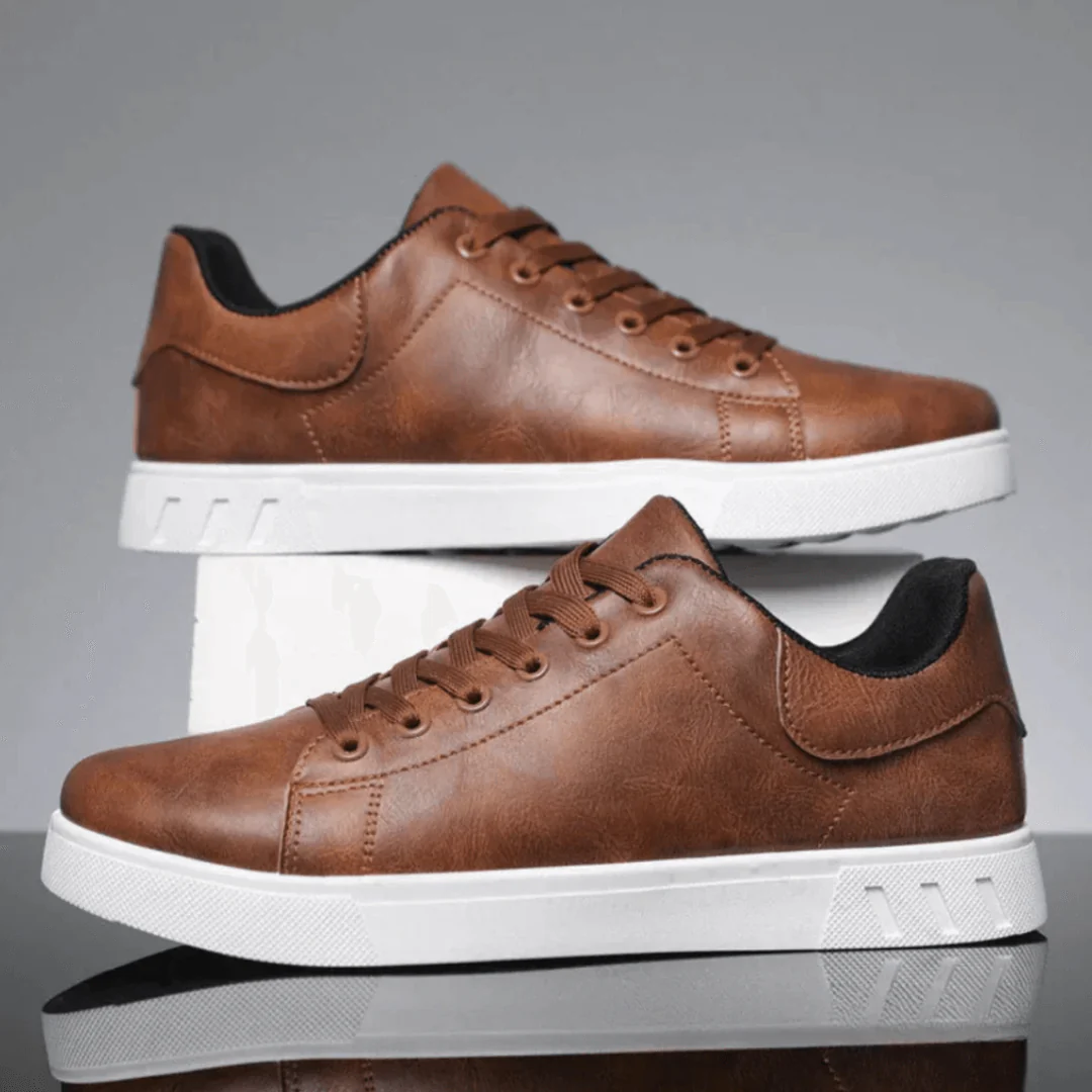 Cuero | Zapatillas de piel vegana elegantes