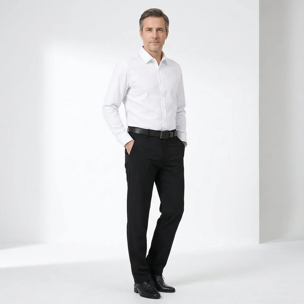 Dinámico | Pantalón elástico elegante de hombre
