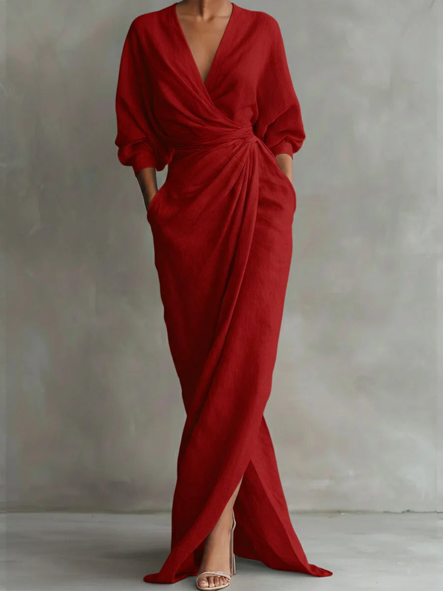 Chic | Vestido casual elegante con escote en V