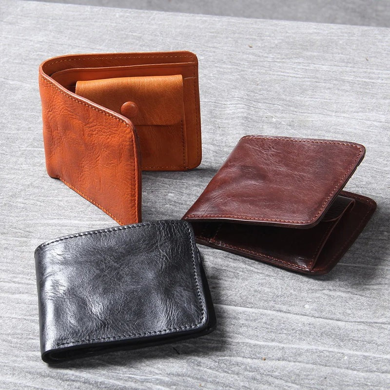 Cuero Slim | Cartera plegable de piel
