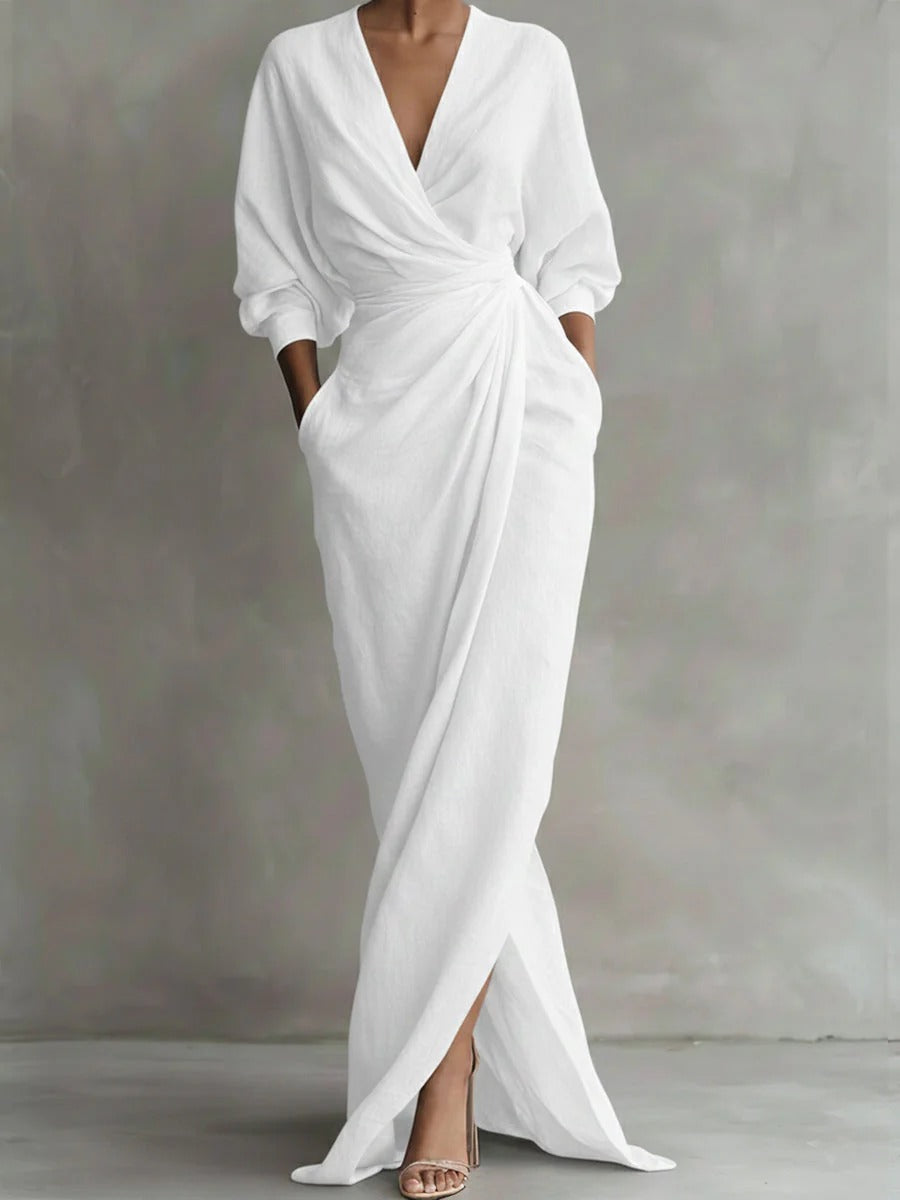 Chic | Vestido casual elegante con escote en V