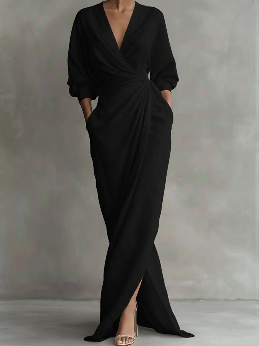 Chic | Vestido casual elegante con escote en V