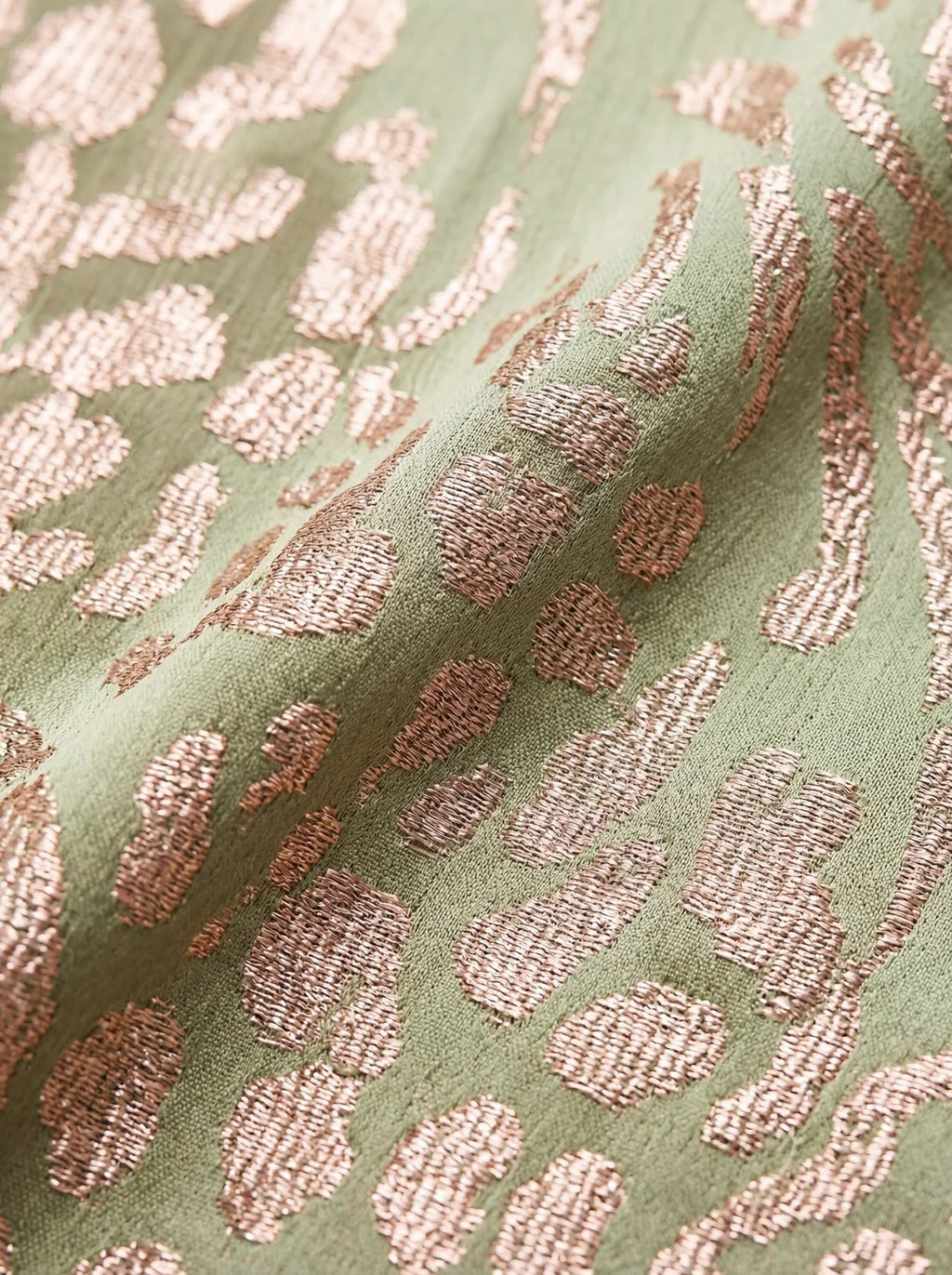 Cobre | Vestido midi cruzado con lazo en la cintura
